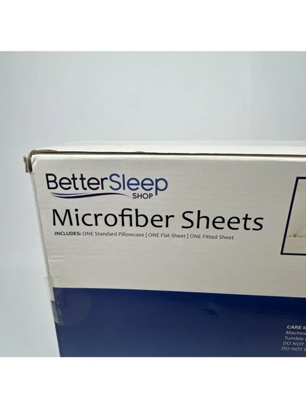 New Microfiber Twin Sheet Set – White | Better Sleep Shop | Hope To Dream